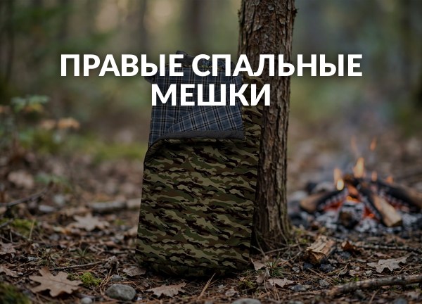 Правые спальные мешки